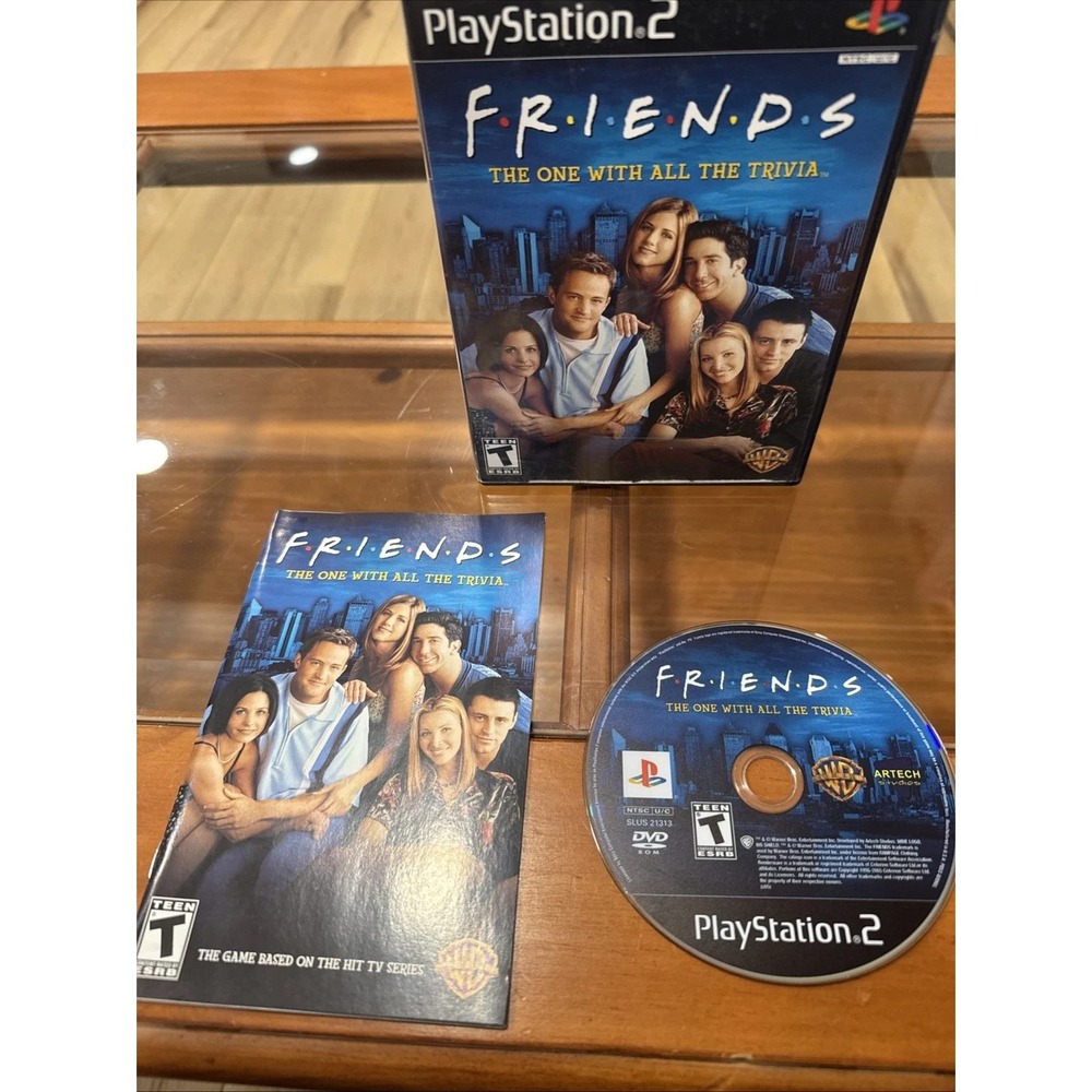 Friends The One With All The Trivia Sony PlayStation 2 PS2 CIB Complete 2005
